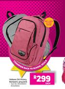 Volcano 24L Victory Backpack (Grey/Pink)-Each