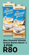 Blue Diamond Almond Breeze Barista Blend-For 2 x 1L