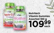 Nutritech Vitamin Gummies Assorted-180g Each