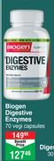 Biogen Digestive Enzymes 70 Vegi Capsules
