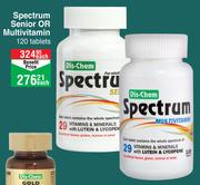 Spectrum Senior Or Multivitamin 120 Tablets-Each