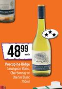 Porcupine Ridge Sauvignon Blanc, Chardonnay Or Chenin Blanc-750ml Each