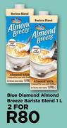 Blue Diamond Almond Breeze Barista Blend-For 2 x 1L