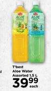 T'Best Aloe Water Assorted-1.5L Each