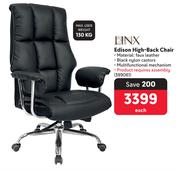 Linx Edison High Back Chair