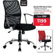 Nordic Mid Back Chair