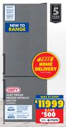 Defy 464L Fridge Freezer Metallic DAC704