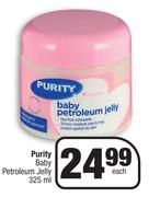 Purity Baby Petroleum Jelly-325ml Each