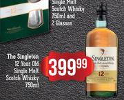 The Singleton 12 Year Old Single Malt Scotch Whisky-750ml