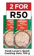 Food Lover's Quick Cooking Oats-For 2 x 750g