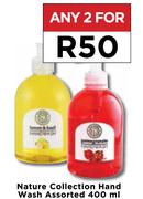 Nature Collection Hand Wash Assorted-For Any 2 x 400ml
