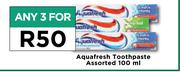 Aquafresh Toothpaste Assorted-For Any 3 x 100ml