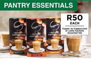 Cuppa Jo Cappuccino Or Latte Sachets Assorted-10s Each