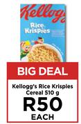 Kellogg's Rice Krispies Cereal-510g Each