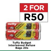 Tuffy Budget Interleaved Refuse Bags-For 2 x 20s