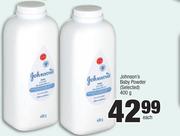 Johnson's Baby Powder (Selected)-400g Each