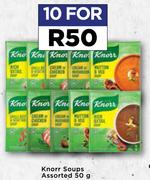 Knorr Soups Assorted-For 10 x 50g