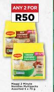 Maggi 2 Minute Noodles Multipacks Assorted-For 2 x 5 x 73g