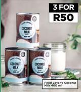Food Lover's Coconut Milk-For 3 x 400ml