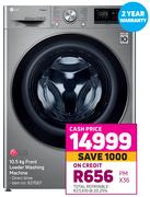 LG 10.5 Kg Front Loader Washing Machine