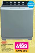 Defy 15 Kg Twin Tub Washer Metallic (DTT151)