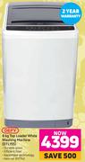 Defy 8 Kg Top Loader White Washing machine (DTL155)