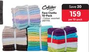 Colibri Face Cloths 10 Pack-Per 10 Pack