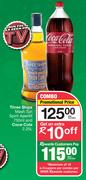 Three Ships Mash Tun Spirit Aperitif 750ml & Coca Cola 2.25L-Per Combo