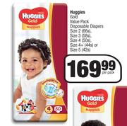 Huggies Gold Value Pack Disposable Diapers-Per Pack
