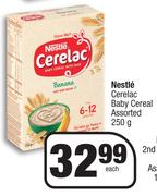 Nestle Cerelac Baby Cereal Assorted-250g Each