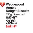Wedgewood Angels Nougat Biscuits Assorted-150g Each