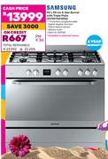 Samsung 95L 90cm 5 Gas Burner With Triple Plate NY90T5010SS