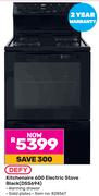 Defy Kitchenaire 600 Electric Stove Black DSS694