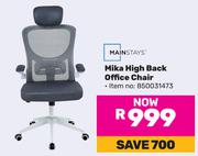 Mainstays Mika High Back Office Chair
