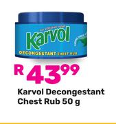 Karvol Decongestant Chest Rub-50g