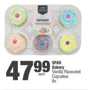 Spar Bakery Vanilla Flavoured Cupcakes-6s