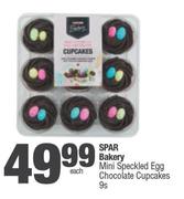 Spar Bakery Mini Speckled Egg Chocolate Cupcakes-9s