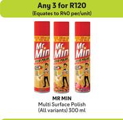 Mr Min Multi Surface Polish (All Variants)-For Any  3 x 300ml