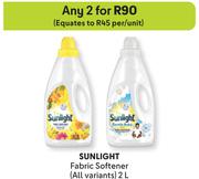 Sunlight Fabric Softener (All Variants)-For Any 2 x 2Ltr