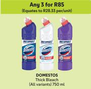 Domestos Thick Bleach ( All Variants)-For Any 3 x 750ml