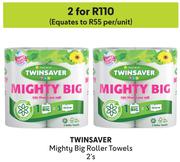 Twinsaver Mighty Big Roller Towels-For 2 x 2's Pack