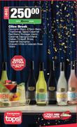 Olive Brook Sauvignon Blanc, Chenin Blanc, Chardonnay, Shiraz/Cabernet Red Blend, Pinotage-For Any 6
