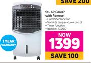 Logik 9L Air Cooler With Remote
