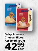 Dairy Princess Cheese Slices Assorted-150g Each