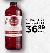 Sir Fruit Juice Assorted-1.5L Each