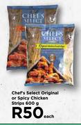 Chef's Select Original Or Spicy Chicken Strips-600g Each