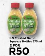 ILS Crushed Garlic Squeeze Bottle-For 2 x 375ml