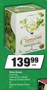 Olive Brook Carnival Natural Dry White,Natural Sweet White Or Natural Sweet Rose-5L Each