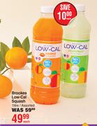 Brookes Low-Cal Squash Assorted-1Ltr Each