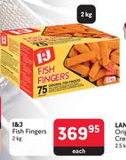 I&J Fish Fingers-2Kg Each